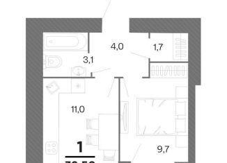 Продаю 1-ком. квартиру, 31 м2, Рязанская область