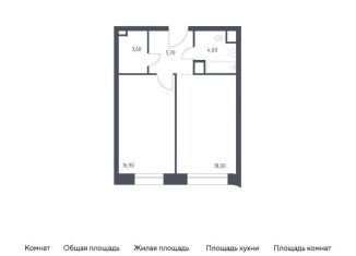 Продажа 1-комнатной квартиры, 48.8 м2, Москва, Стремянный переулок, 2, район Замоскворечье