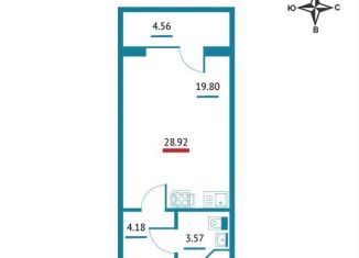 Продам квартиру студию, 28.9 м2, Мурино