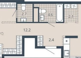 2-ком. квартира на продажу, 88.9 м2, Пенза