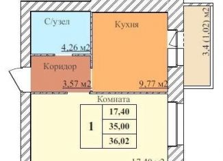 Продаю 1-комнатную квартиру, 36 м2, Ярославль, 2-й Норский переулок, 8