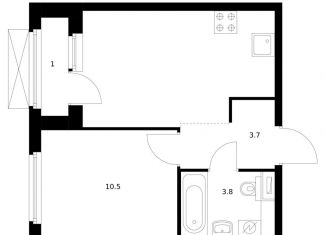 Продам 1-ком. квартиру, 33.5 м2, Владивосток, Первомайский район