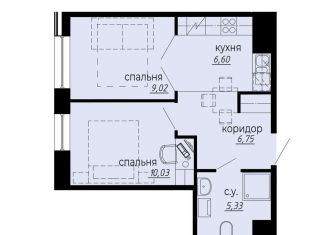 2-комнатная квартира на продажу, 37.7 м2, Санкт-Петербург, муниципальный округ Светлановское