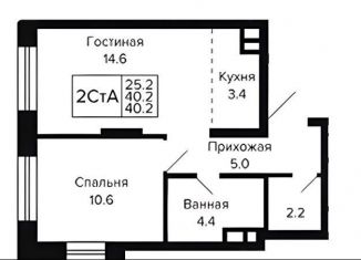 Продается 3-ком. квартира, 40.2 м2, Новосибирск, метро Золотая Нива, Красносельская улица