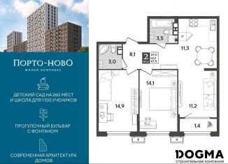 Продажа двухкомнатной квартиры, 67.5 м2, Краснодарский край