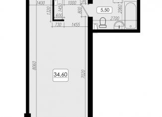 Продажа 1-комнатной квартиры, 34.6 м2, Владивосток, Верхняя улица, 20, Ленинский район