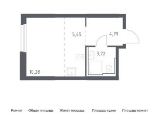Продается 1-ком. квартира, 23.7 м2, Москва, ЮАО, жилой комплекс Квартал Герцена, к2