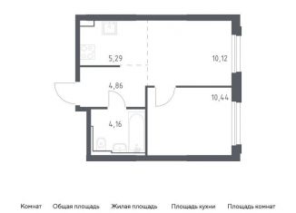 Продается 2-комнатная квартира, 34.9 м2, Москва, жилой комплекс Квартал Герцена, к2