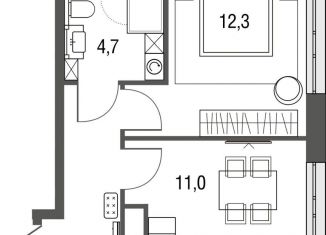 Продам 1-комнатную квартиру, 34.6 м2, Москва, ВАО, Тагильская улица, 4А