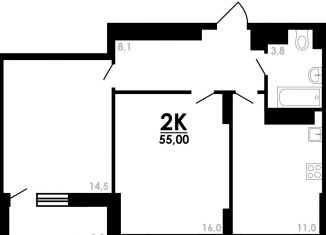 Продаю 2-ком. квартиру, 55 м2, Нижний Новгород, Автозаводский район