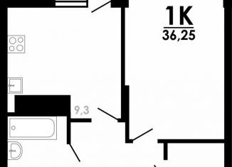 Продам 1-ком. квартиру, 36.3 м2, Нижний Новгород, Автозаводский район