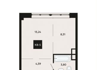 Продажа 1-ком. квартиры, 29.7 м2, Хабаровский край, Миномётный проезд