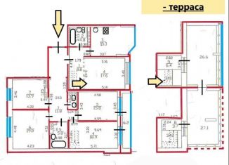 Продается пятикомнатная квартира, 138 м2, Санкт-Петербург, Петергофское шоссе, Красносельский район