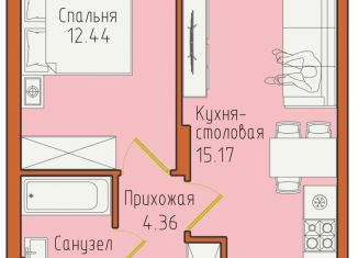 Продаю однокомнатную квартиру, 39 м2, Калининградская область