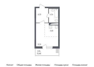 Продажа квартиры студии, 31.2 м2, посёлок Жилино-1, 2-й квартал, 1к1, ЖК Егорово Парк