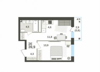 Продажа 2-ком. квартиры, 39.9 м2, Пермь