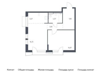 Продаю 1-комнатную квартиру, 54.7 м2, Балашиха, жилой комплекс Квартал Авиаторов, к8