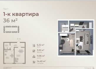 Продаю 1-комнатную квартиру, 36 м2, Дагестан, Сетевая улица, 3