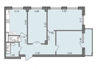 Продажа 3-ком. квартиры, 76.2 м2, Воронеж, Левобережный район