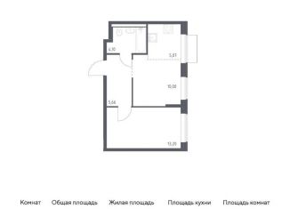 Продается 1-ком. квартира, 38 м2, Москва, ЮВАО, жилой комплекс Квартал Домашний, 2