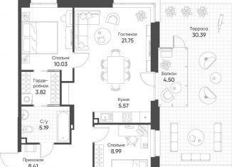 Продажа 3-ком. квартиры, 74.2 м2, Казань, улица Сибгата Хакима, 51, Ново-Савиновский район