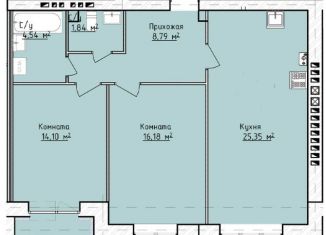 Продаю 2-ком. квартиру, 75.8 м2, посёлок Красный Бор