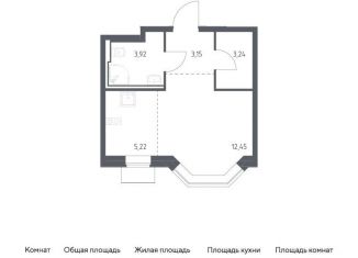 Квартира на продажу студия, 28 м2, Москва, район Марьино, жилой комплекс Квартал Домашний, 2