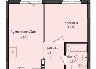 Продается 1-комнатная квартира, 35.6 м2, село Первомайский, жилой комплекс Город Оружейников, 20, ЖК Город Оружейников