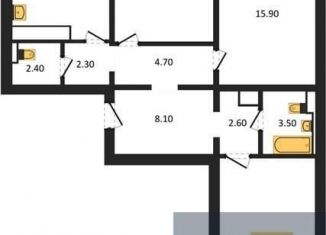 Продажа 3-комнатной квартиры, 89.3 м2, Воронеж, улица Загоровского, 13к2