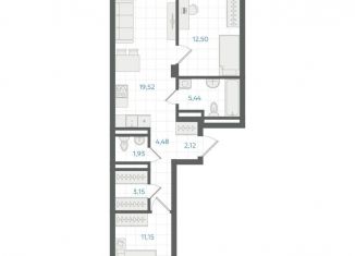 Продается 2-ком. квартира, 60.8 м2, Свердловская область