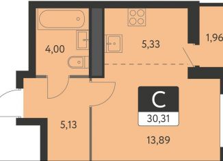 Продажа квартиры студии, 29.3 м2, Екатеринбург