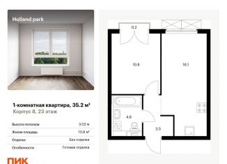 Продаю 1-комнатную квартиру, 35.2 м2, Москва, метро Тушинская