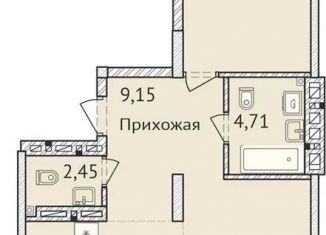 Продажа двухкомнатной квартиры, 76.5 м2, Новосибирск, улица Дуси Ковальчук, 248/1, ЖК Заельцовский