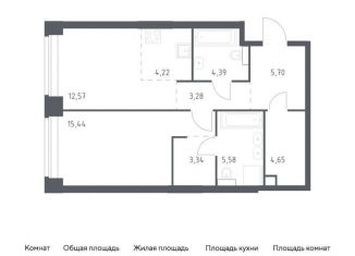 Продам однокомнатную квартиру, 59.2 м2, Москва, ЗАО, жилой комплекс Нова, к1