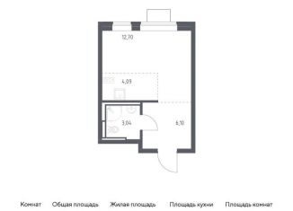 Продаю квартиру студию, 25.9 м2, Ленинский городской округ, жилой комплекс Богдановский Лес, 7.3