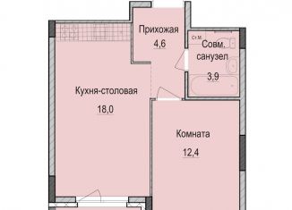 Продаю 1-ком. квартиру, 38.9 м2, Казань