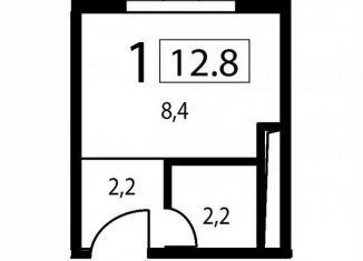 Продаю квартиру студию, 12.8 м2, Москва, Аминьевское шоссе, 7, ЗАО