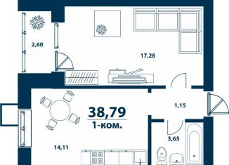 Продаю однокомнатную квартиру, 38.8 м2, Республика Башкортостан