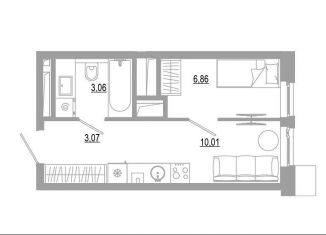 Продается квартира студия, 23 м2, Астрахань
