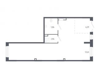 Продажа помещения свободного назначения, 68.72 м2, Тюмень, улица Юрия Рогачева, 9к1
