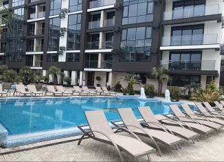 Сдается двухкомнатная квартира, 59 м2, посёлок городского типа Дагомыс, Прозрачная улица, 35к15