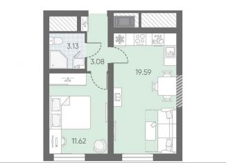 Продажа 1-ком. квартиры, 37.6 м2, Санкт-Петербург, ЖК Морская миля