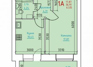 Продажа 1-ком. квартиры, 41.1 м2, рабочий посёлок Шексна, Исполкомовская улица