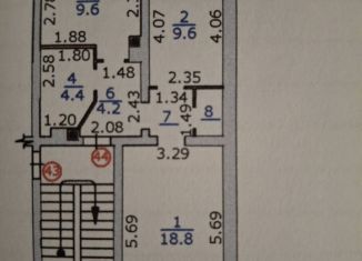2-ком. квартира на продажу, 50 м2, Ейск, улица Щорса, 38/2