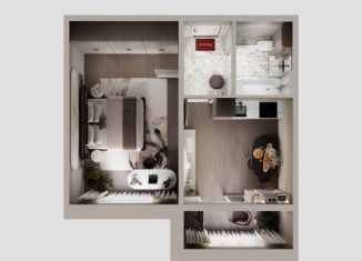 Однокомнатная квартира на продажу, 40.5 м2, Курская область