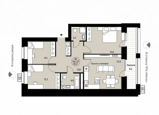 Продаю 3-комнатную квартиру, 91.2 м2, Сыктывкар, Октябрьский проспект, 137, район Орбита