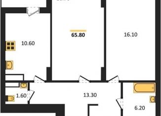 Продается 2-ком. квартира, 64.8 м2, Воронеж, улица Урицкого, 137