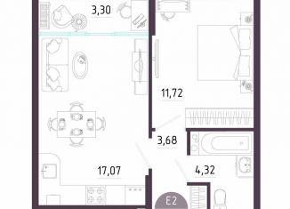 Продажа 1-ком. квартиры, 40.1 м2, Тула, Пряничная улица, 8