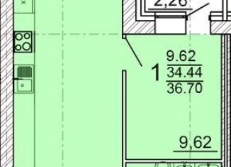 Продаю 1-комнатную квартиру, 35.7 м2, село Новая Усмань, улица 70 лет Победы, 15