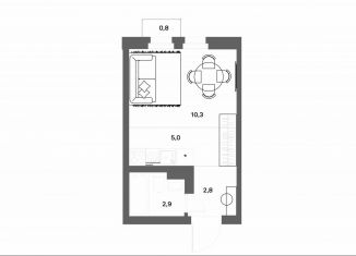 Продам квартиру студию, 21.2 м2, деревня Новое Девяткино